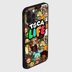 Чехол для iPhone 12 Pro Toca Life: Persons, цвет: 3D-черный — фото 2