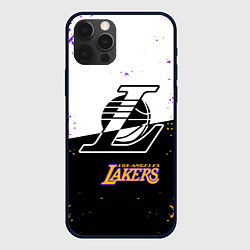 Чехол для iPhone 12 Pro Коби Брайант Los Angeles Lakers,, цвет: 3D-черный