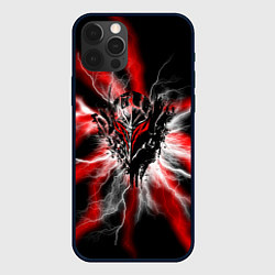 Чехол для iPhone 12 Pro Berserk разряд молнии, цвет: 3D-черный