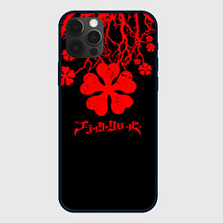 Чехол для iPhone 12 Pro Дерево с Чёрный клевером, цвет: 3D-черный