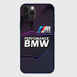Чехол для iPhone 12 Pro BMW Perfomance, цвет: 3D-черный