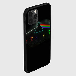 Чехол для iPhone 12 Pro ПИНК ФЛОЙД PINK FLOYD LOGO, цвет: 3D-черный — фото 2