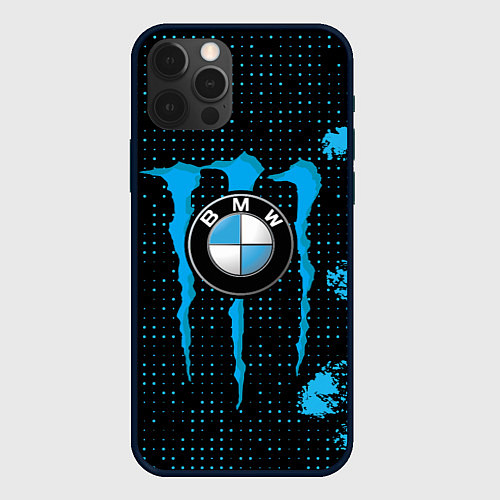 Чехол iPhone 12 Pro MONSTER BMW MONSTER ENERGY / 3D-Черный – фото 1