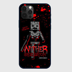 Чехол для iPhone 12 Pro WITHER SKELETON, цвет: 3D-черный