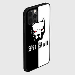 Чехол для iPhone 12 Pro Pit Bull боец, цвет: 3D-черный — фото 2