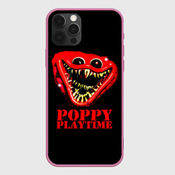 Чехол для iPhone 12 Pro Poppy Playtime, цвет: 3D-малиновый