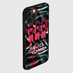 Чехол для iPhone 12 Pro Трое из игры в кальмара, цвет: 3D-черный — фото 2