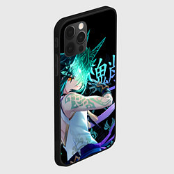 Чехол для iPhone 12 Pro Genshin Impact: Сяо, цвет: 3D-черный — фото 2