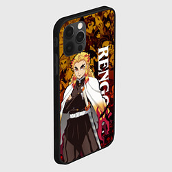 Чехол для iPhone 12 Pro RENGOKU, КЛИНОК РАССЕКАЮЩИЙ ДЕМОНОВ, цвет: 3D-черный — фото 2