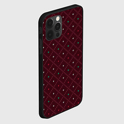 Чехол для iPhone 12 Pro Knitted Texture, цвет: 3D-черный — фото 2