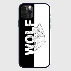 Чехол для iPhone 12 Pro WOLF Волк, цвет: 3D-черный