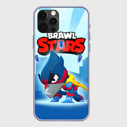 Чехол для iPhone 12 Pro Captain Crow - Brawl Stars, цвет: 3D-светло-сиреневый