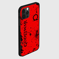 Чехол для iPhone 12 Pro God of War Брызги крови, цвет: 3D-черный — фото 2