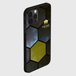 Чехол для iPhone 12 Pro JWST space cell theme, цвет: 3D-черный — фото 2