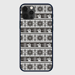 Чехол для iPhone 12 Pro Squirrel Pattern, цвет: 3D-черный