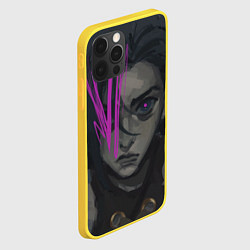 Чехол для iPhone 12 Pro Jinx - Arcane, цвет: 3D-желтый — фото 2