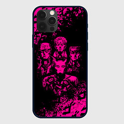 Чехол для iPhone 12 Pro JOJO BIZARRE ADVENTURE ПЕРСОНАЖИ, цвет: 3D-черный