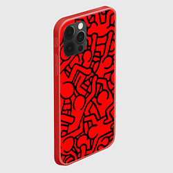 Чехол для iPhone 12 Pro Челопаззл, цвет: 3D-красный — фото 2