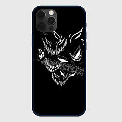 Чехол для iPhone 12 Pro Drain Face, цвет: 3D-черный