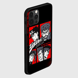 Чехол для iPhone 12 Pro JOJO BIZARRE ADVENTURE ДЖОДЖО АРТ, цвет: 3D-черный — фото 2