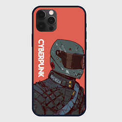 Чехол для iPhone 12 Pro Cyberpunk Спина, цвет: 3D-черный