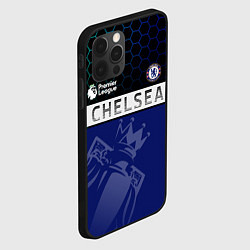Чехол для iPhone 12 Pro FC Chelsea London ФК Челси Лонон, цвет: 3D-черный — фото 2