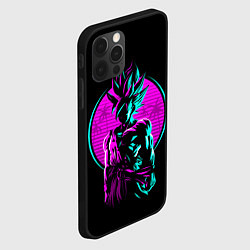 Чехол для iPhone 12 Pro Драконий Жемчуг Зет, ретро, цвет: 3D-черный — фото 2