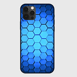 Чехол для iPhone 12 Pro Неоновые 3D ПЛИТЫ, цвет: 3D-черный