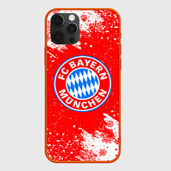 Чехол для iPhone 12 Pro НОВОГОДНИЙ BAYERN MUNCHEN СВИТЕР НОВОГОДНИЙ, цвет: 3D-красный