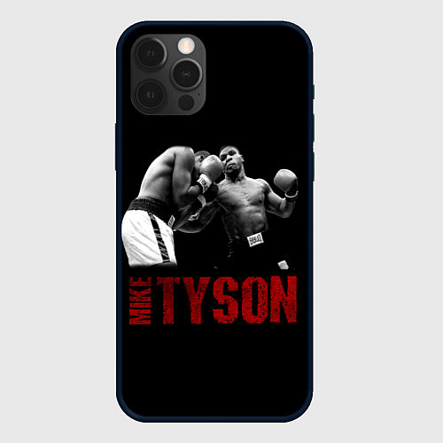 Чехол iPhone 12 Pro Майк Тайсон Mike Tyson / 3D-Черный – фото 1
