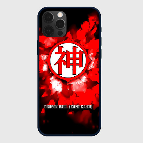 Чехол iPhone 12 Pro Dragon Ball - Kami Kanji / 3D-Черный – фото 1