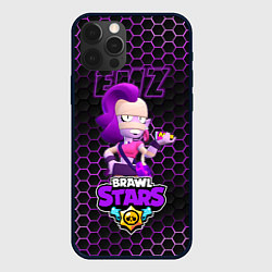 Чехол для iPhone 12 Pro Эмз BRAWL STARS соты, цвет: 3D-черный