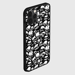 Чехол для iPhone 12 Pro Screaming skulls, цвет: 3D-черный — фото 2