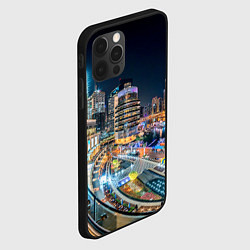 Чехол для iPhone 12 Pro Дубай Марина, цвет: 3D-черный — фото 2