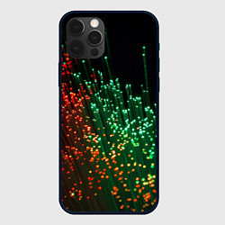 Чехол для iPhone 12 Pro Неоновые светящиеся палочки, цвет: 3D-черный