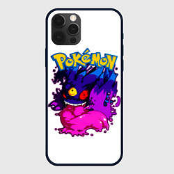 Чехол для iPhone 12 Pro Mega Gengar - Pokemon GO, цвет: 3D-черный