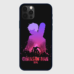Чехол для iPhone 12 Pro Chainsaw Man Дэндзи, цвет: 3D-черный