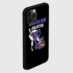 Чехол для iPhone 12 Pro BRAZILIAN JIU JITSU - BJJ, цвет: 3D-черный — фото 2