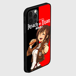 Чехол для iPhone 12 Pro Саша Attack on Titan, цвет: 3D-черный — фото 2