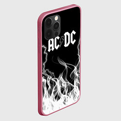 Чехол для iPhone 12 Pro ACDC Fire, цвет: 3D-малиновый — фото 2