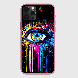 Чехол iPhone 12 Pro Арт Глаз Брызги