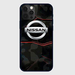 Чехол для iPhone 12 Pro Nissan xtrail, цвет: 3D-черный