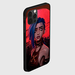 Чехол для iPhone 12 Pro Закат - League Of Legends Джинкс, цвет: 3D-черный — фото 2