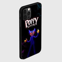 Чехол для iPhone 12 Pro Poppy Playtime бабочки, цвет: 3D-черный — фото 2