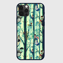 Чехол для iPhone 12 Pro Ghibli All, цвет: 3D-черный