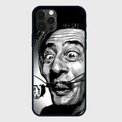 Чехол для iPhone 12 Pro Salvador Dali - grimace, цвет: 3D-черный