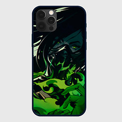 Чехол для iPhone 12 Pro Опасная Вайпер, цвет: 3D-черный