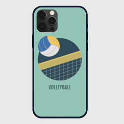 Чехол для iPhone 12 Pro Volleyball Спорт, цвет: 3D-черный