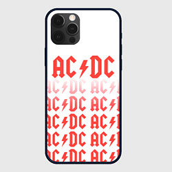 Чехол iPhone 12 Pro Acdc Паттерн