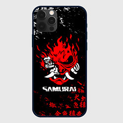 Чехол для iPhone 12 Pro CYBERPUNK SAMURAI: JAPAN STYLE, цвет: 3D-черный
